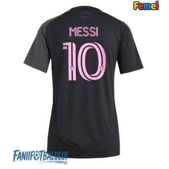 Inter Miami Lionel Messi #10 Tricou Fotbal Replică 2025-26 Femei Deplasare
